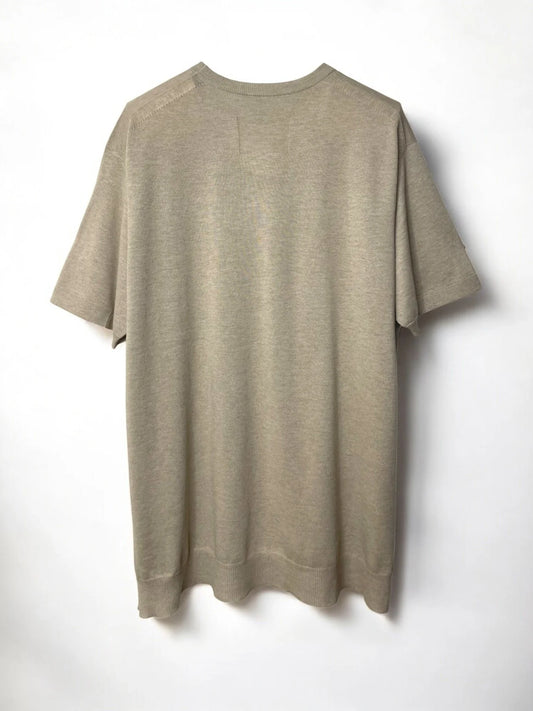 UNISEX, CoolMax 14G Jersey, #VL951012, 1/2 slv. Oversized CREW, 55% Cotton 45% Polyester, SAND