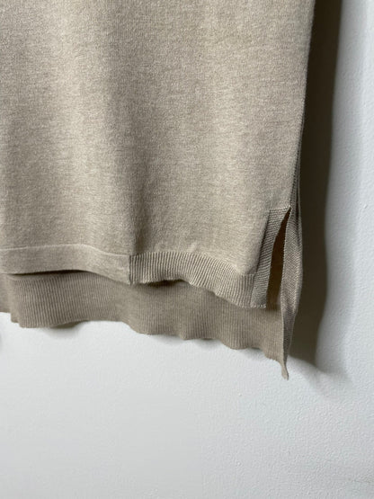UNISEX, CoolMax 14G Jersey, #VL951012, 1/2 slv. Oversized CREW, 55% Cotton 45% Polyester, SAND