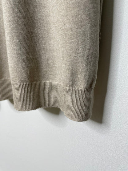 UNISEX, CoolMax 14G Jersey, #VL951012, 1/2 slv. Oversized CREW, 55% Cotton 45% Polyester, SAND