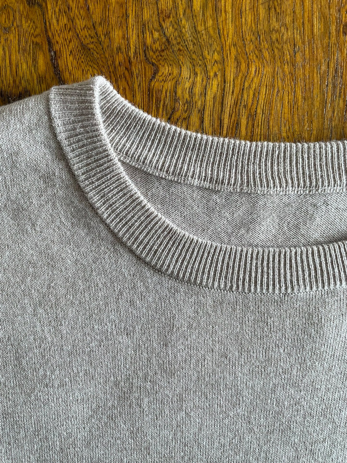 UNISEX, CoolMax 14G Jersey, #VL951012, 1/2 slv. Oversized CREW, 55% Cotton 45% Polyester, SAND