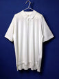 Cool Max Jersey, VL951013, S/S Oversized Polo, 55% Cotton 45% Polyester, WHITE
