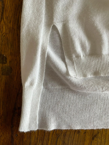 Cool Max Jersey, VL951013, S/S Oversized Polo, 55% Cotton 45% Polyester, WHITE