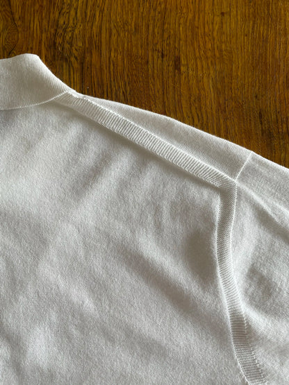 Cool Max Jersey, VL951013, S/S Oversized Polo, 55% Cotton 45% Polyester, WHITE