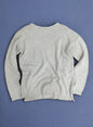 UNISEX, Silk Noil /Linen Jersey Knit, Unisex L/S CREW SWEATER, VL951016, SIL/LINEN/COTTON,   NATURAL MIX