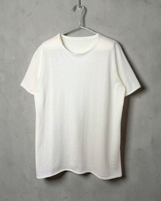 コットン／カシミア ファイン JZ.ニット 半袖クルー 9511051 コットン95%カシミア5%