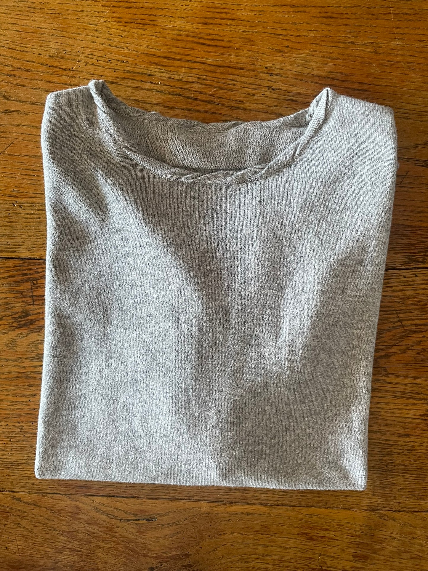 コットン／カシミア ファイン JZ.ニット 半袖クルー 9511051 コットン95%カシミア5%