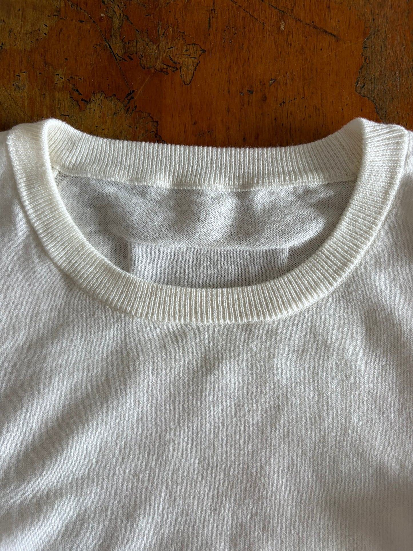 ユニセックス コットン／カシミア ファイン JZ.ニット 9511054 長袖 セットインラグラン クルー Tシャツ コットン95%カシミア5%