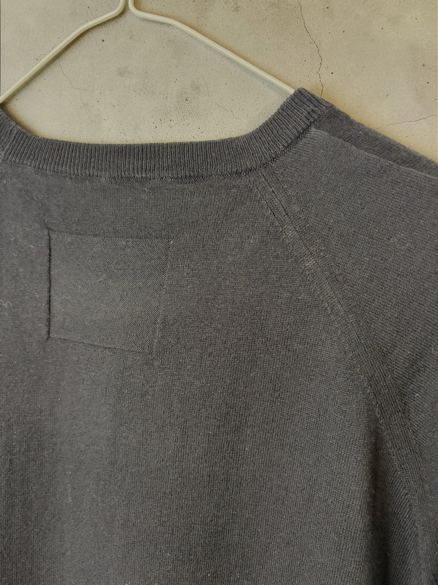 ユニセックス コットン／カシミア ファイン JZ.ニット 9511053 半袖 セットインラグラン クルー Tシャツ コットン95%カシミア5%　
