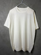ユニセックス コットン／カシミア ファイン JZ.ニット 9511053 半袖 セットインラグラン クルー Tシャツ コットン95%カシミア5%　