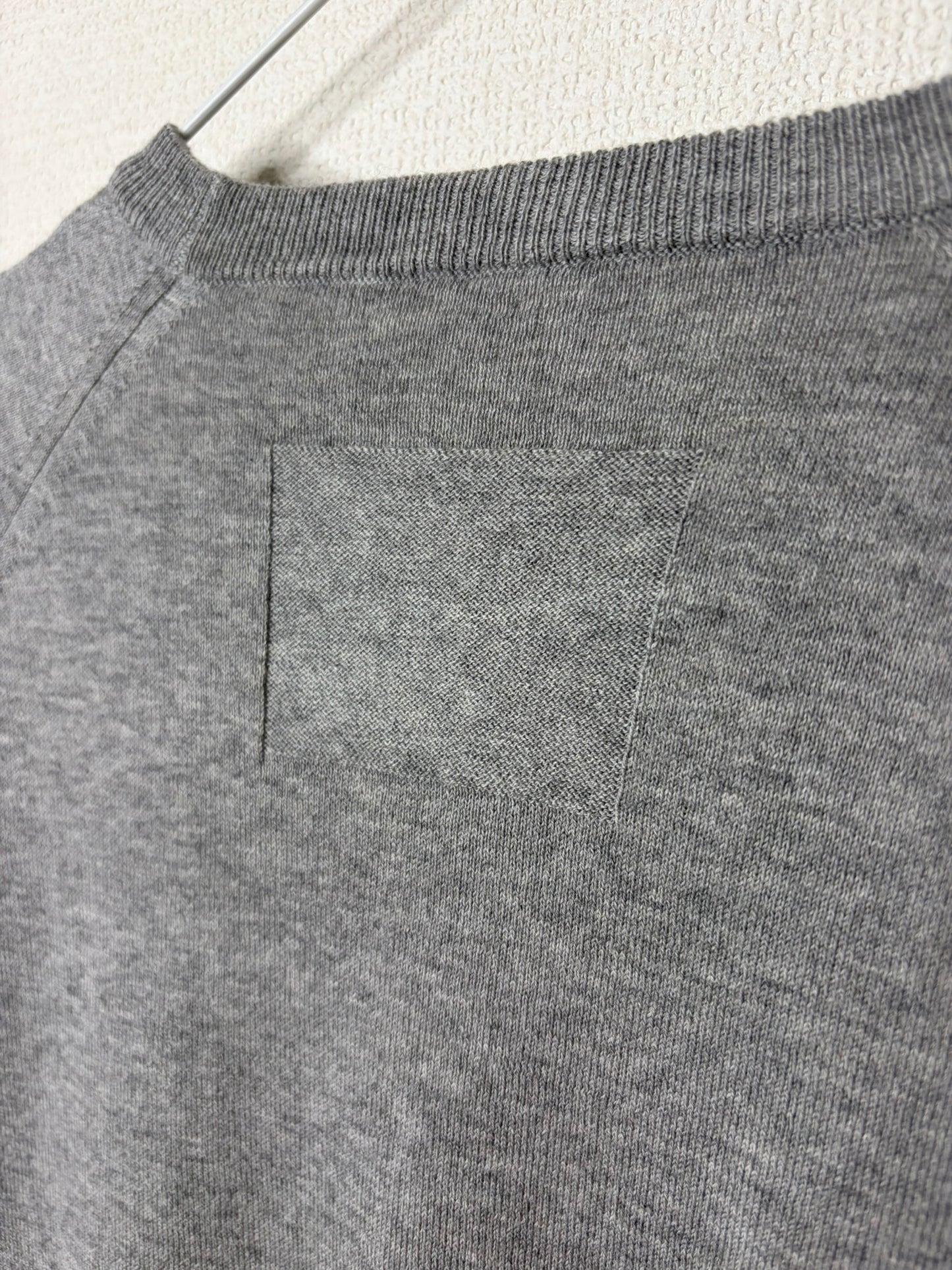 ユニセックス コットン／カシミア ファイン JZ.ニット 9511054 長袖 セットインラグラン クルー Tシャツ コットン95%カシミア5%