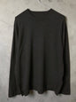 ユニセックス コットン／カシミア ファイン JZ.ニット 9511054 長袖 セットインラグラン クルー Tシャツ コットン95%カシミア5%