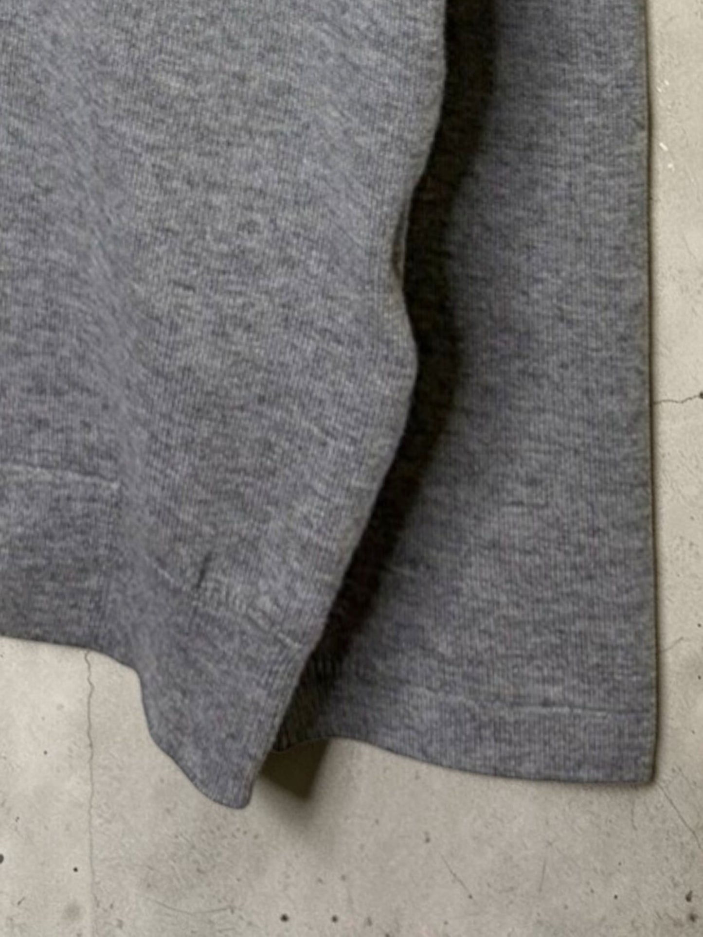 ユニセックス コットン／カシミア ファイン JZ.ニット 9511054 長袖 セットインラグラン クルー Tシャツ コットン95%カシミア5%