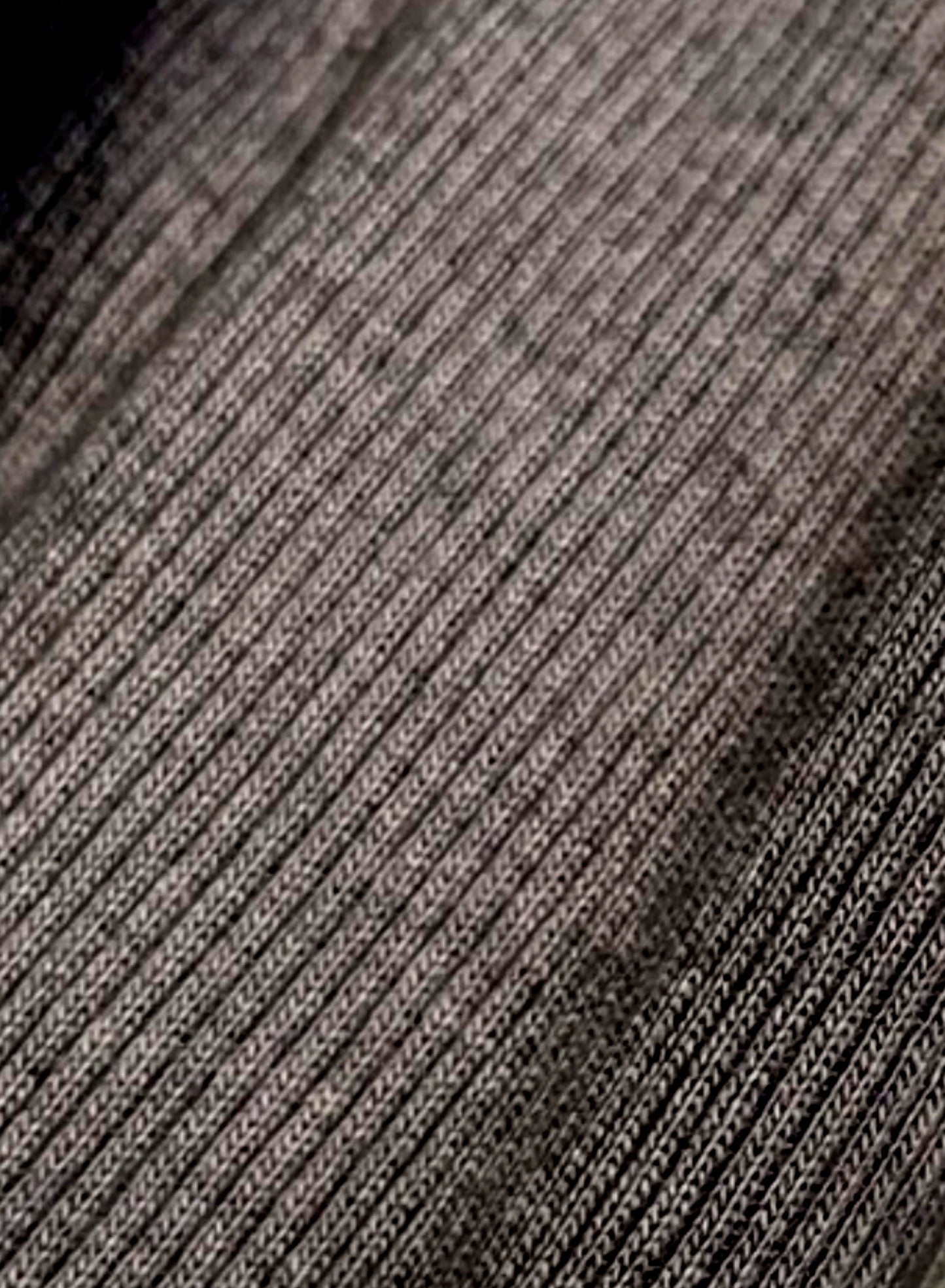 Cotton Cashmere Rib, LS CREW, #392662, 90%cotton 10%cashmere, CHARCOAL