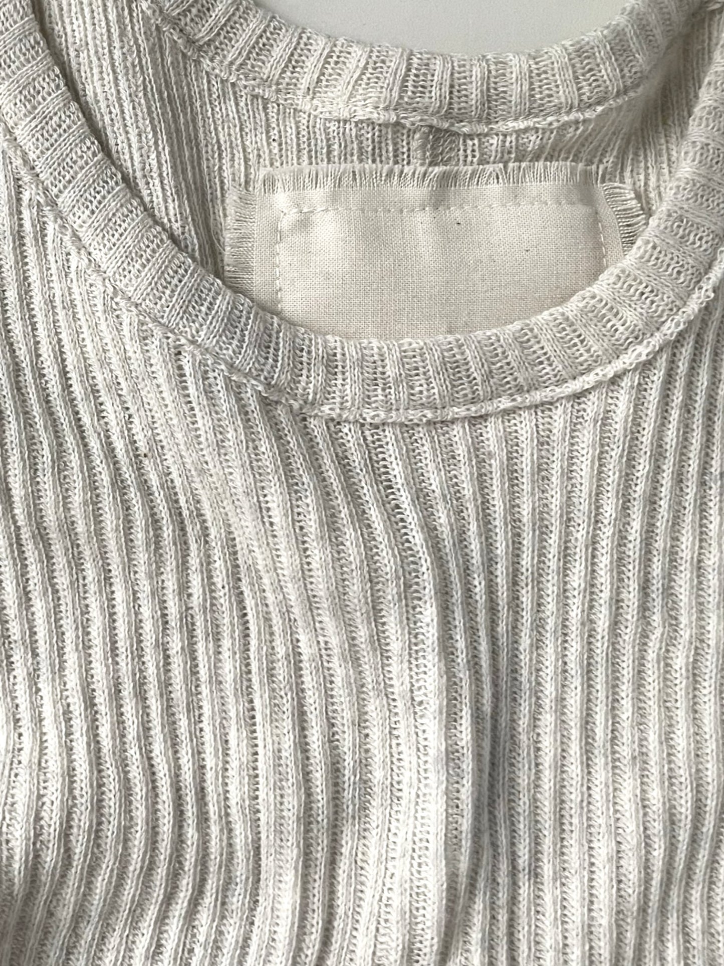 Gauze Rib, LS Turtle, cotton 100%  STYLE #  332751, ONE SIZE, OATMEAL