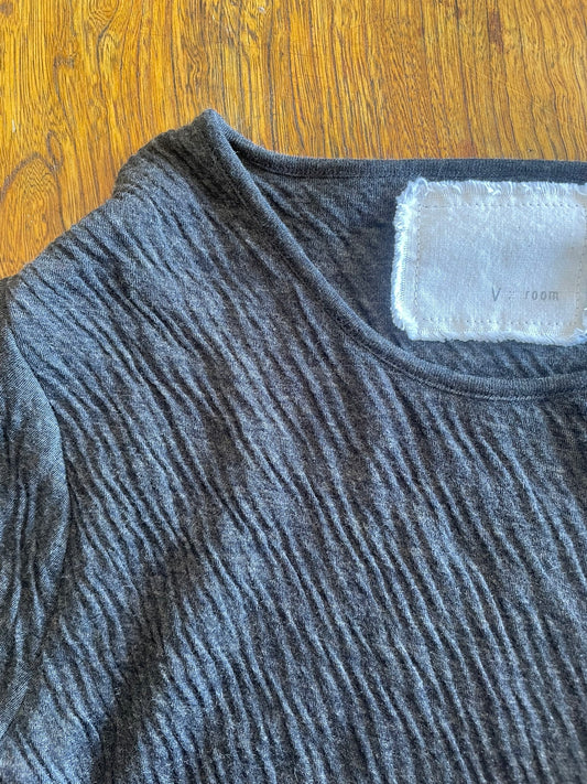 Hi-Soft Double Face, SS Crew Top, #841-846, BLACK