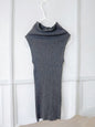 GAUZE RIB, BODY TUBE, 851-882 , 100%cotton, CHARCOAL, OS