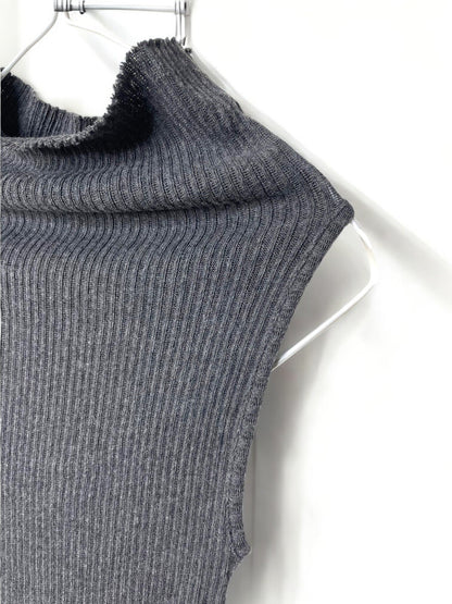 GAUZE RIB, BODY TUBE, 851-882 , 100%cotton, CHARCOAL, OS