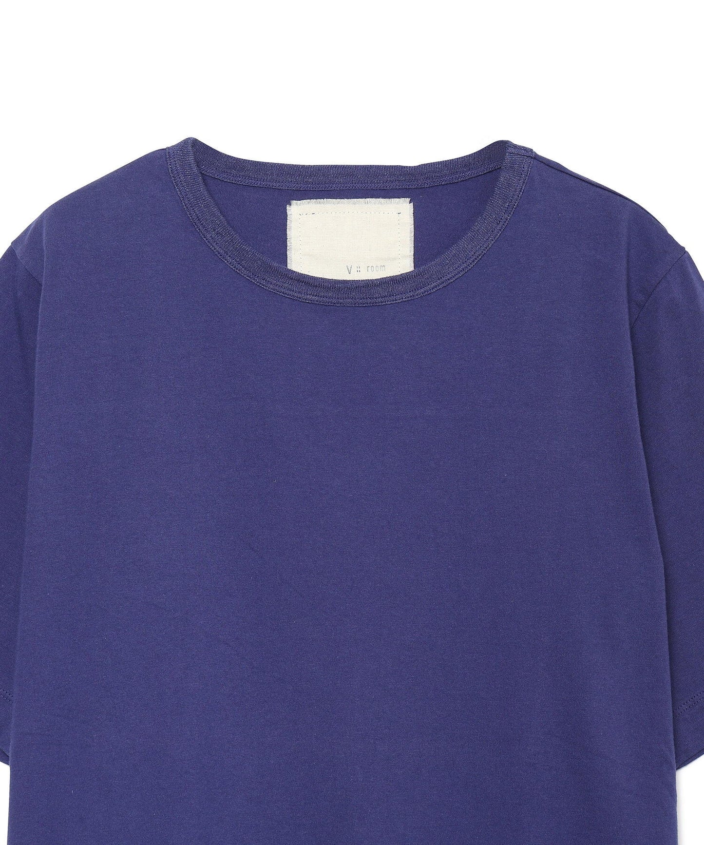 Old Cotton JZ Combo SS Crew Back Panel Contrast,100%Cotton x 70%Cotton30%Polyester, #181759, NAVY