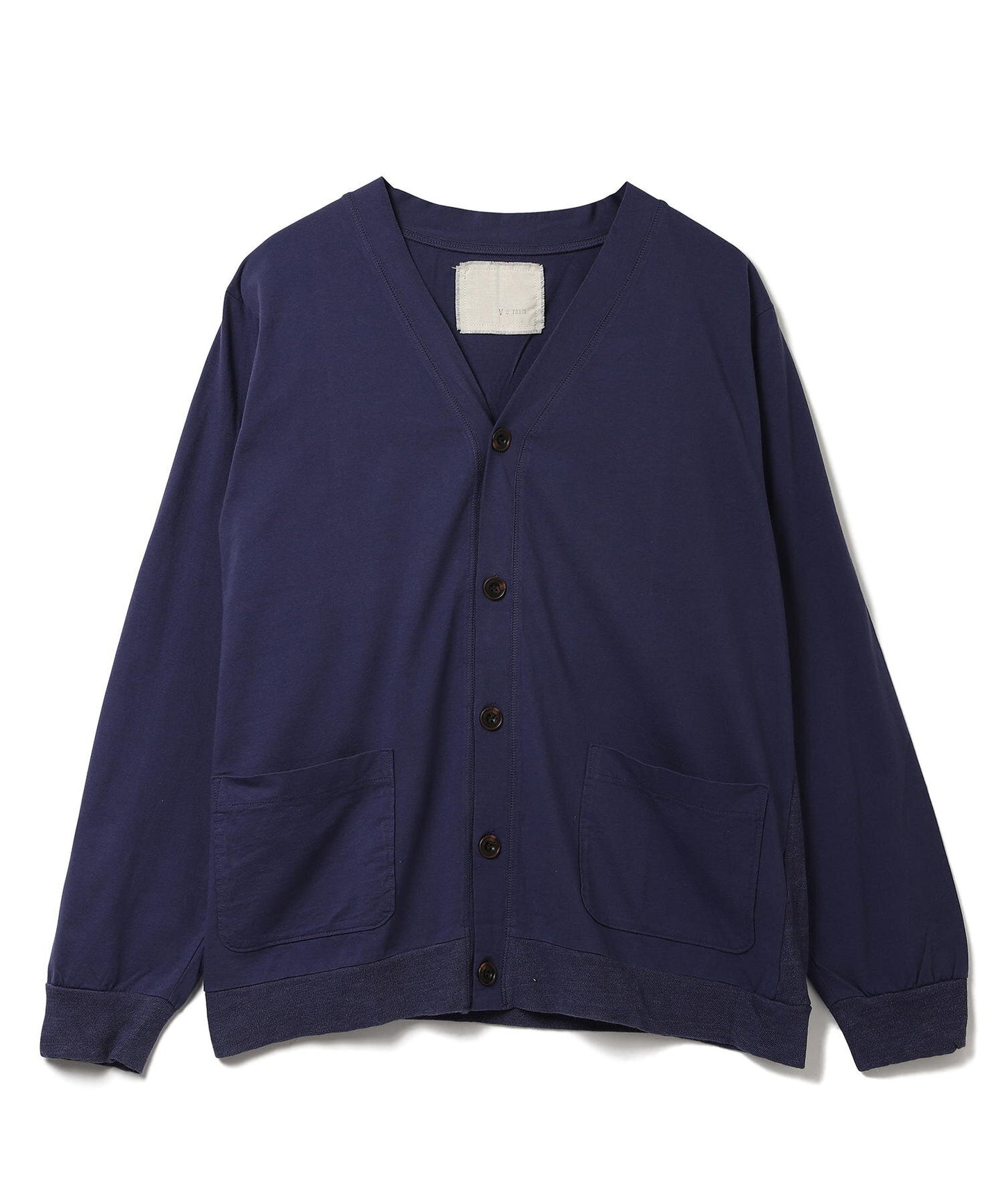 Old Cotton JZ Combo LS Cardigan,#181760, NAVY