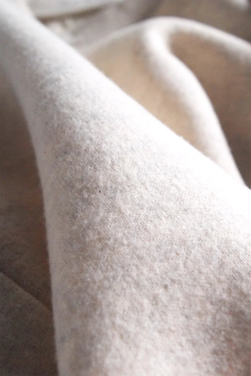 Tencel Brushed Fleece, Long Sleeve Side Slit Crew Neck Sweat Shirts, #802-754, SOLID CHARCOAL