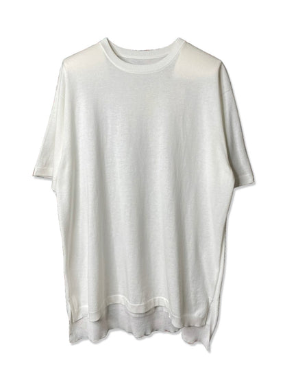 UNISEX, CoolMax 14G Jersey, #VL951012, half slv. Oversized CREW, 55% Cotton 45% Polyester, WHITE c