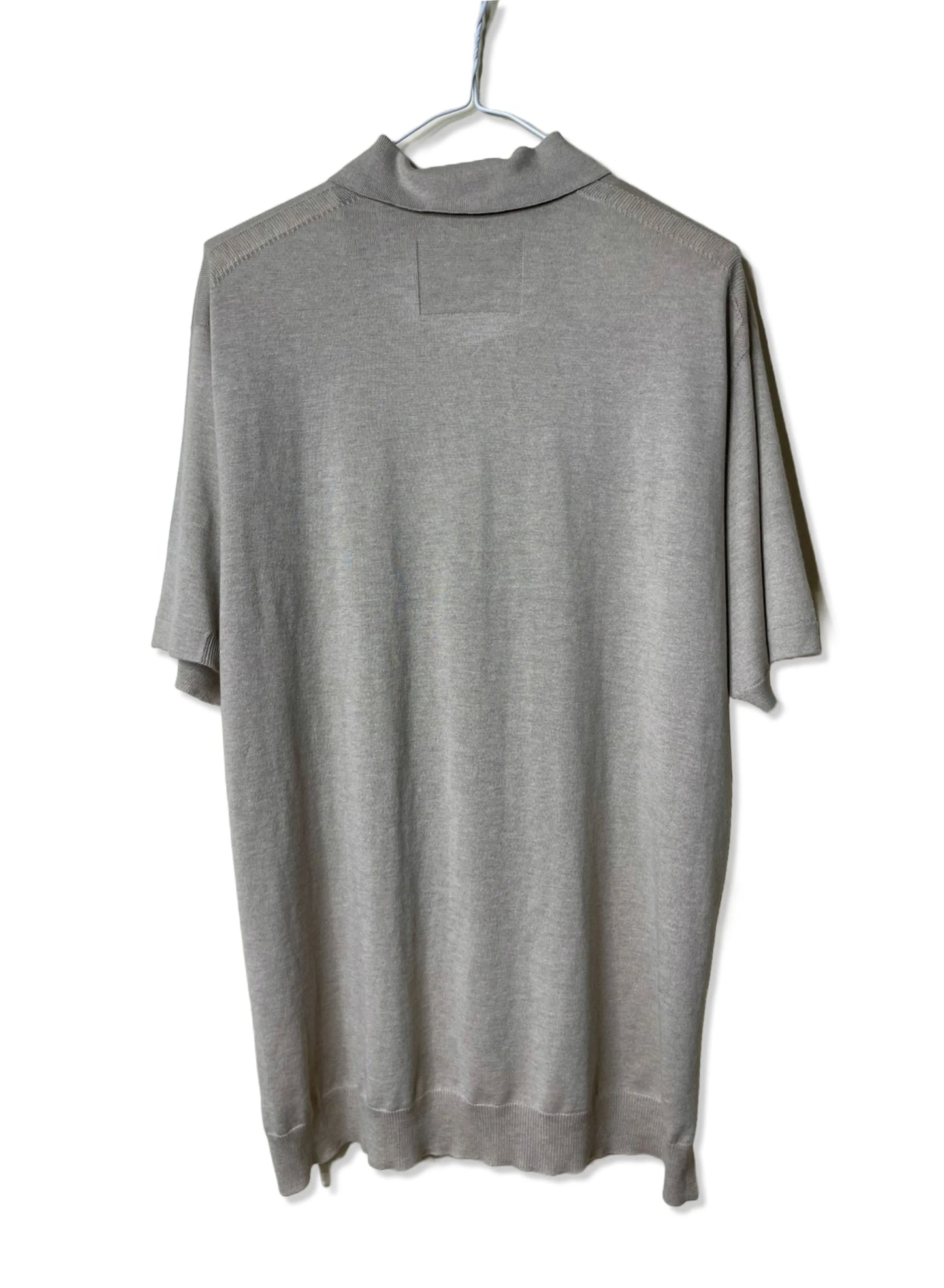 Cool Max Jersey, VL951013, SS Oversized Polo, 55% Cotton 45% Polyester,  SAND