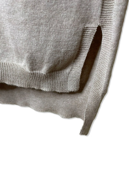 Cool Max Jersey, VL951013, SS Oversized Polo, 55% Cotton 45% Polyester,  SAND