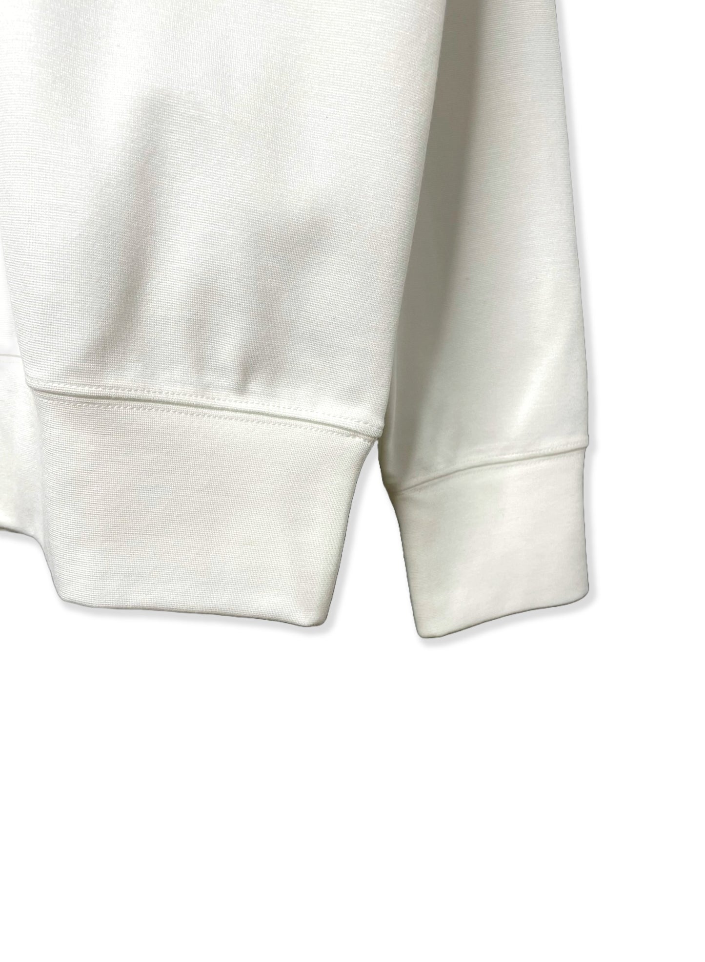 Stretch Ponte Blend , 69% Rayon  29% NYLON  2% POLYURETHANE, #VLR722095, LS CREW, WHITE