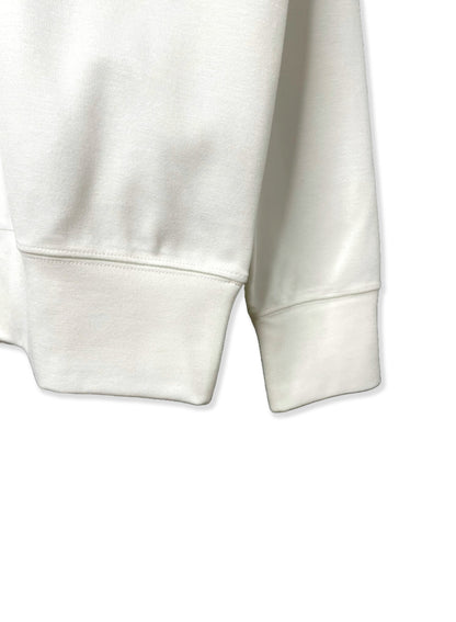 Stretch Ponte Blend , 69% Rayon  29% NYLON  2% POLYURETHANE, #VLR722095, LS CREW, WHITE