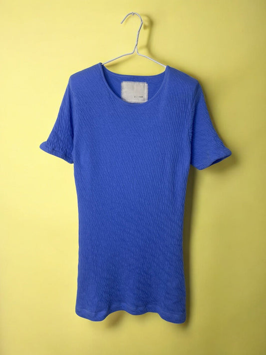 Hi-Soft Double Face, SS Crew Top, #841-846, BLUE