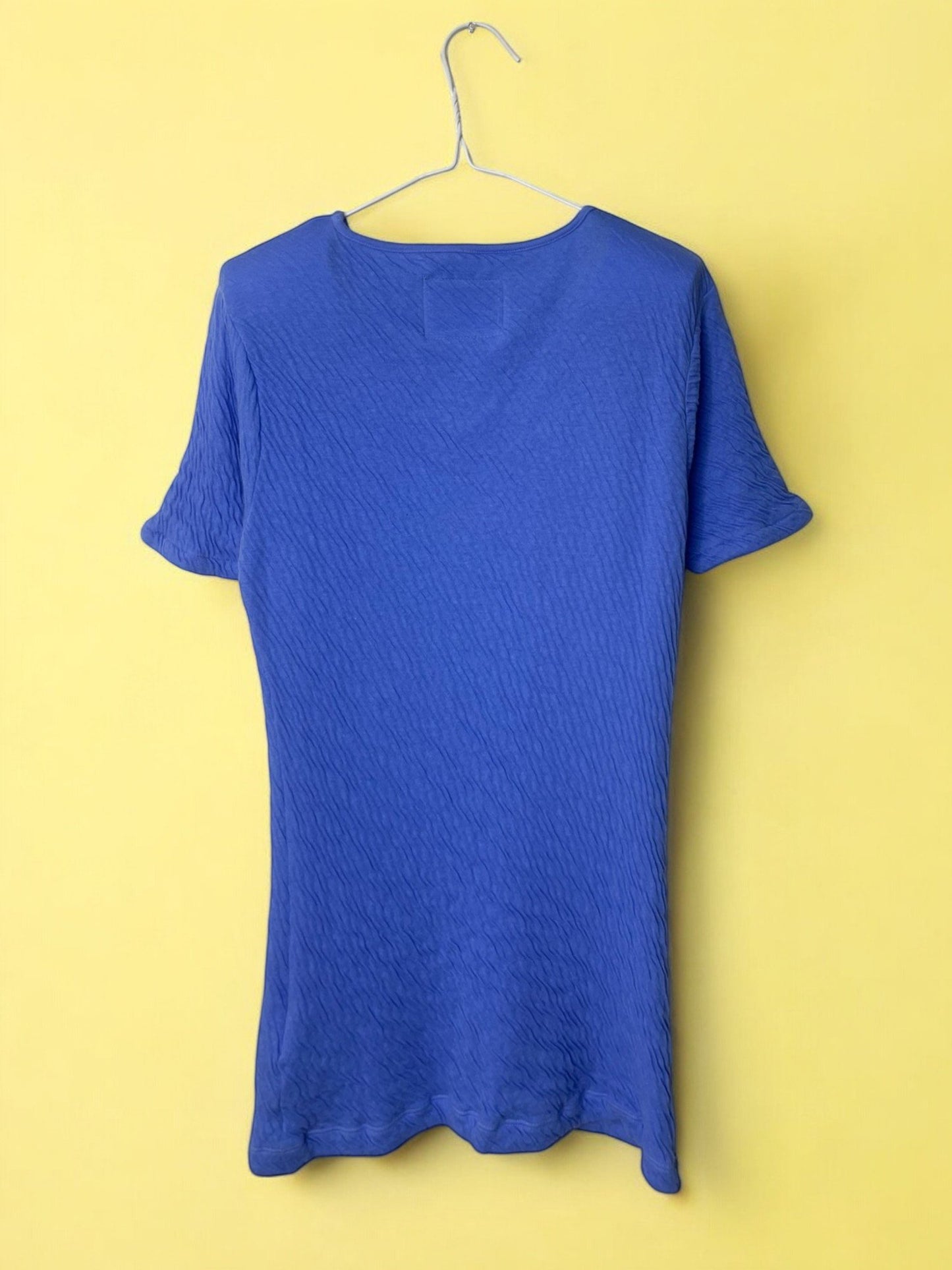 Hi-Soft Double Face, SS Crew Top, #841-846, BLUE