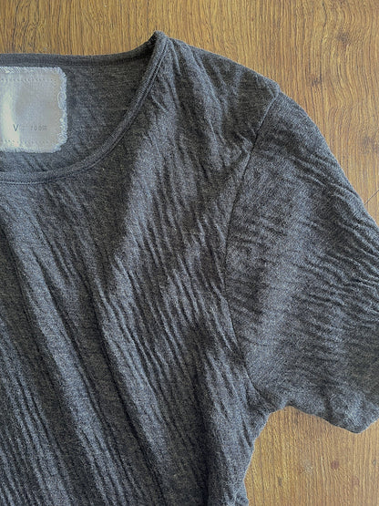 Hi-Soft Double Face, SS Crew Top, #841-846, BLACK