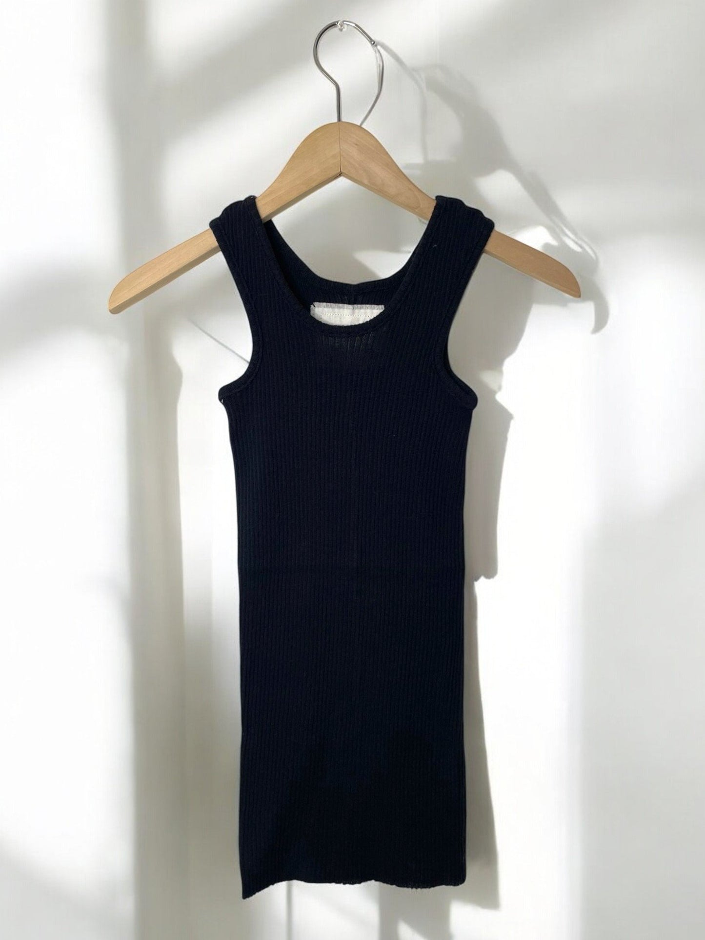 GAUZE RIB, TANKTOP,  851-881 , 100%cotton, BLACK, OS