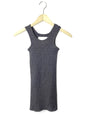 GAUZE RIB, TANKTOP,  851-881 , 100%cotton, CHARCOAL, OS