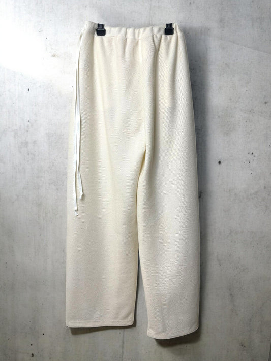 COTTON MESH, PANTS, 851-889, cotton 55% Polyester 45%, WHITE, OS