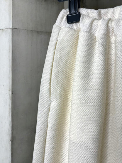 COTTON MESH, PANTS, 851-889, cotton 55% Polyester 45%, WHITE, OS