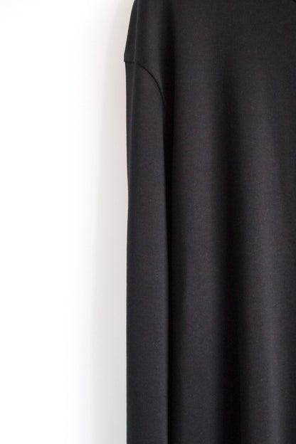 Baby Cotton Smooth, LS Crew T-shirts, BLACK,  #782021M