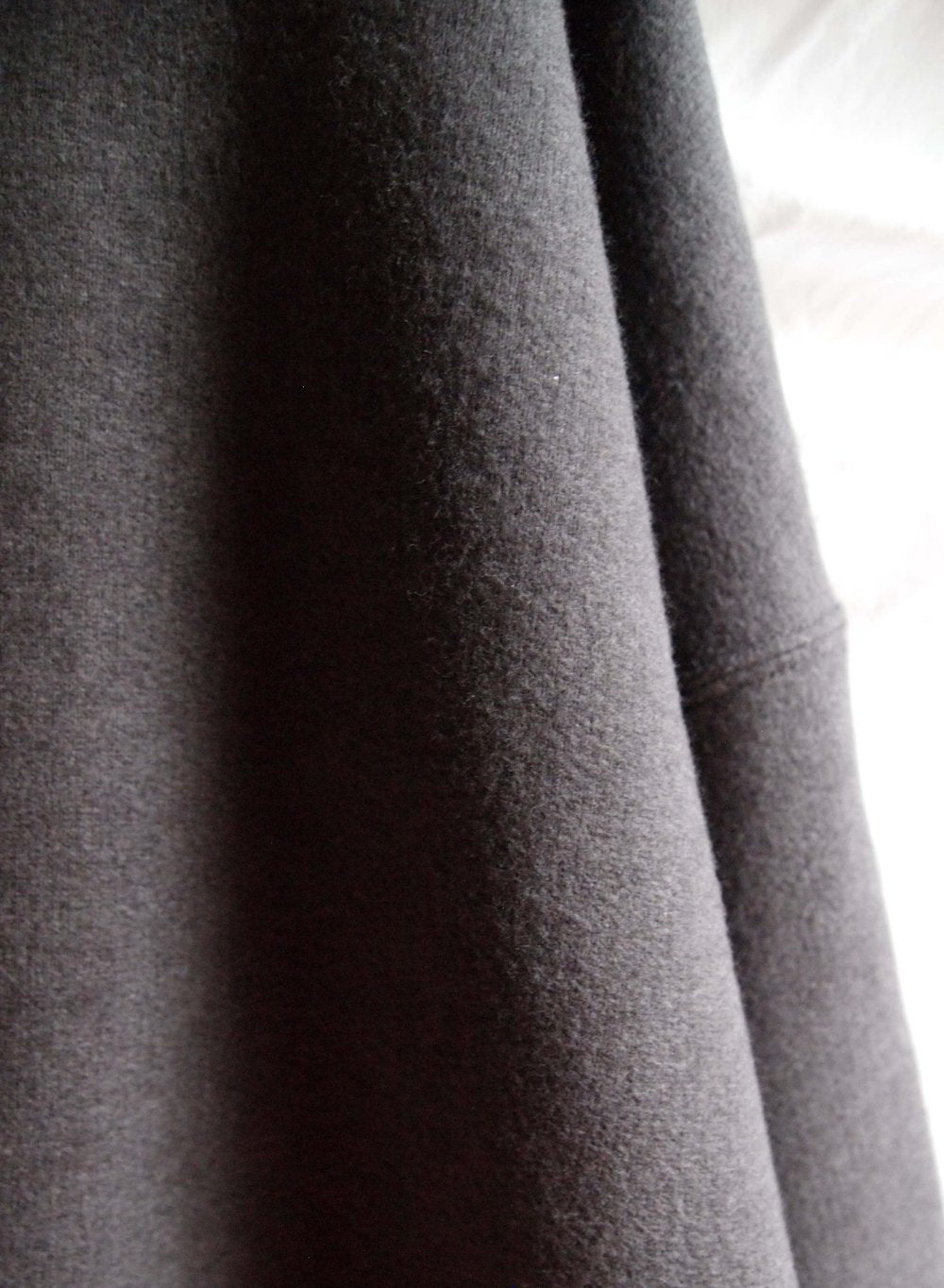 Cotton Tencel Brushed Fleece, LS Hooded Sweat Shirts,  #112976, Charcoal