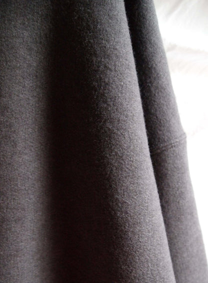 Cotton Tencel Brushed Fleece, LS Hooded Sweat Shirts,  #112976, Charcoal