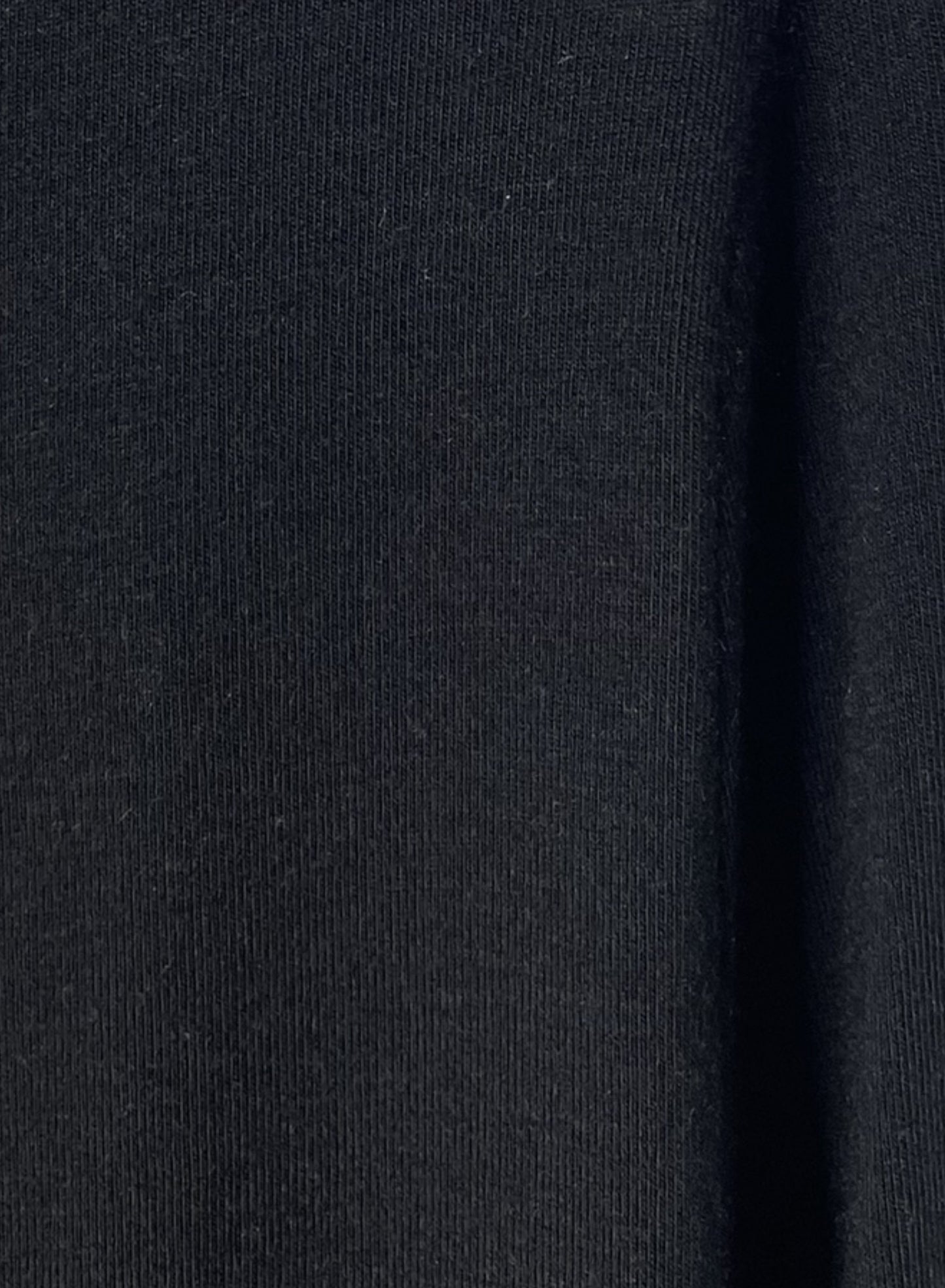 CASHMERE SILK JERSEY, 86%tencel 5%silk 4%cashmere, #842-870, LS CREW, BLACK