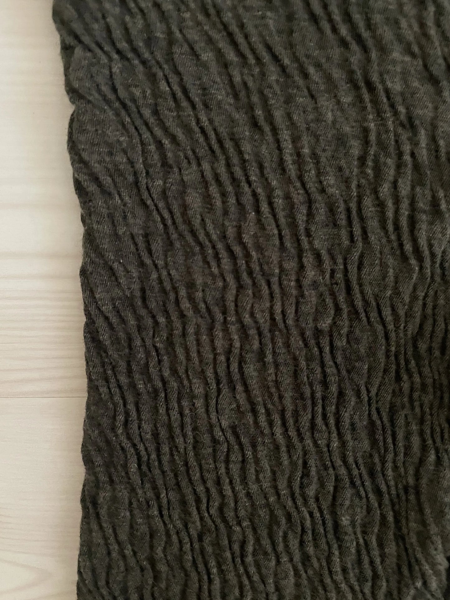 HI-SOFT DBL FACE. 55%COTTON/45%NYLON, #842-861,  LS MOCK NECK, BLACK