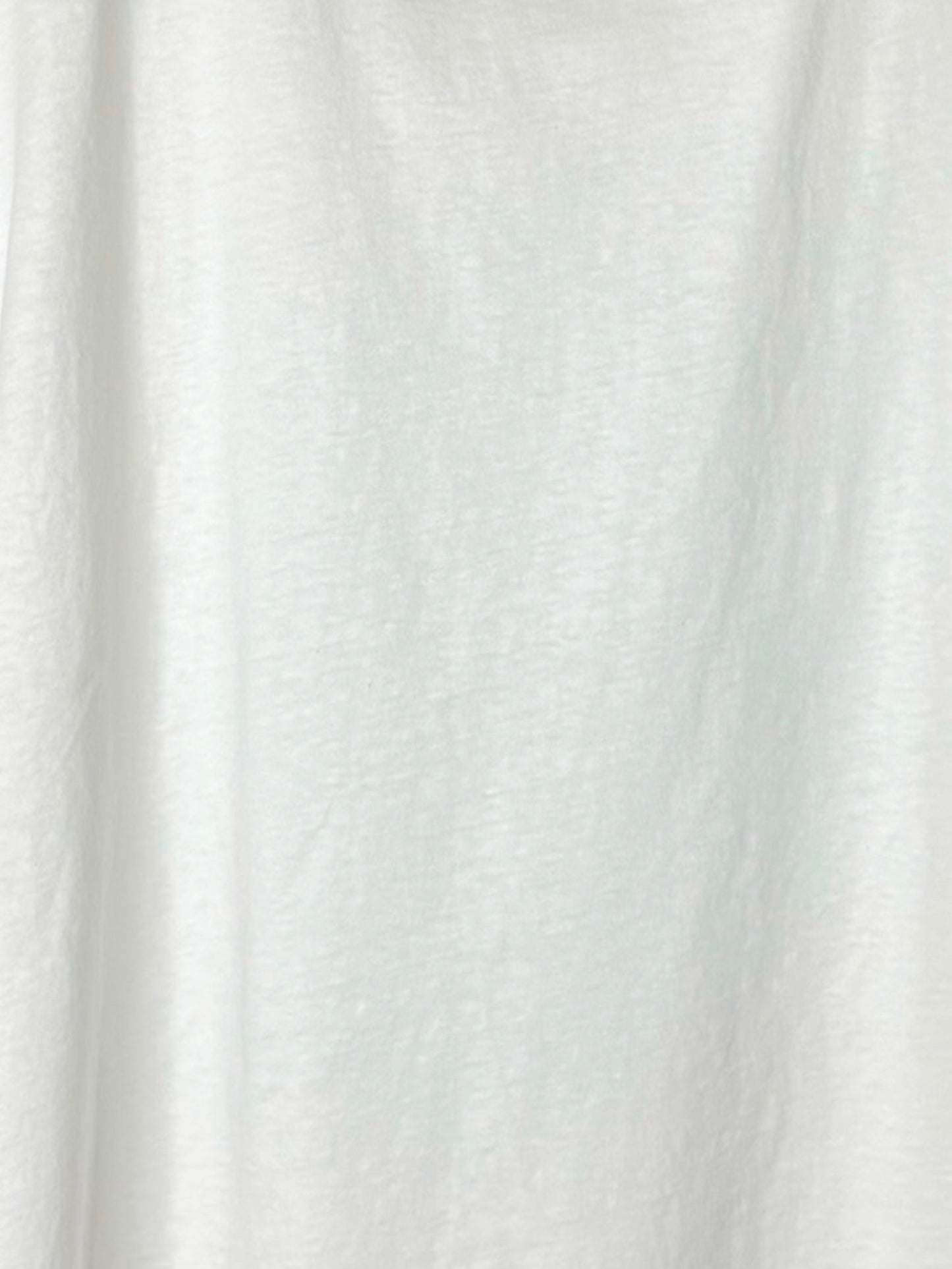 Reverse Cotton 32Gage Jersey, #821-795, Folded Sleeve Tanktop, WHITE