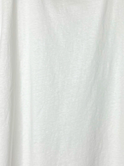 Reverse Cotton 32Gage Jersey, #821-795, Folded Sleeve Tanktop, WHITE