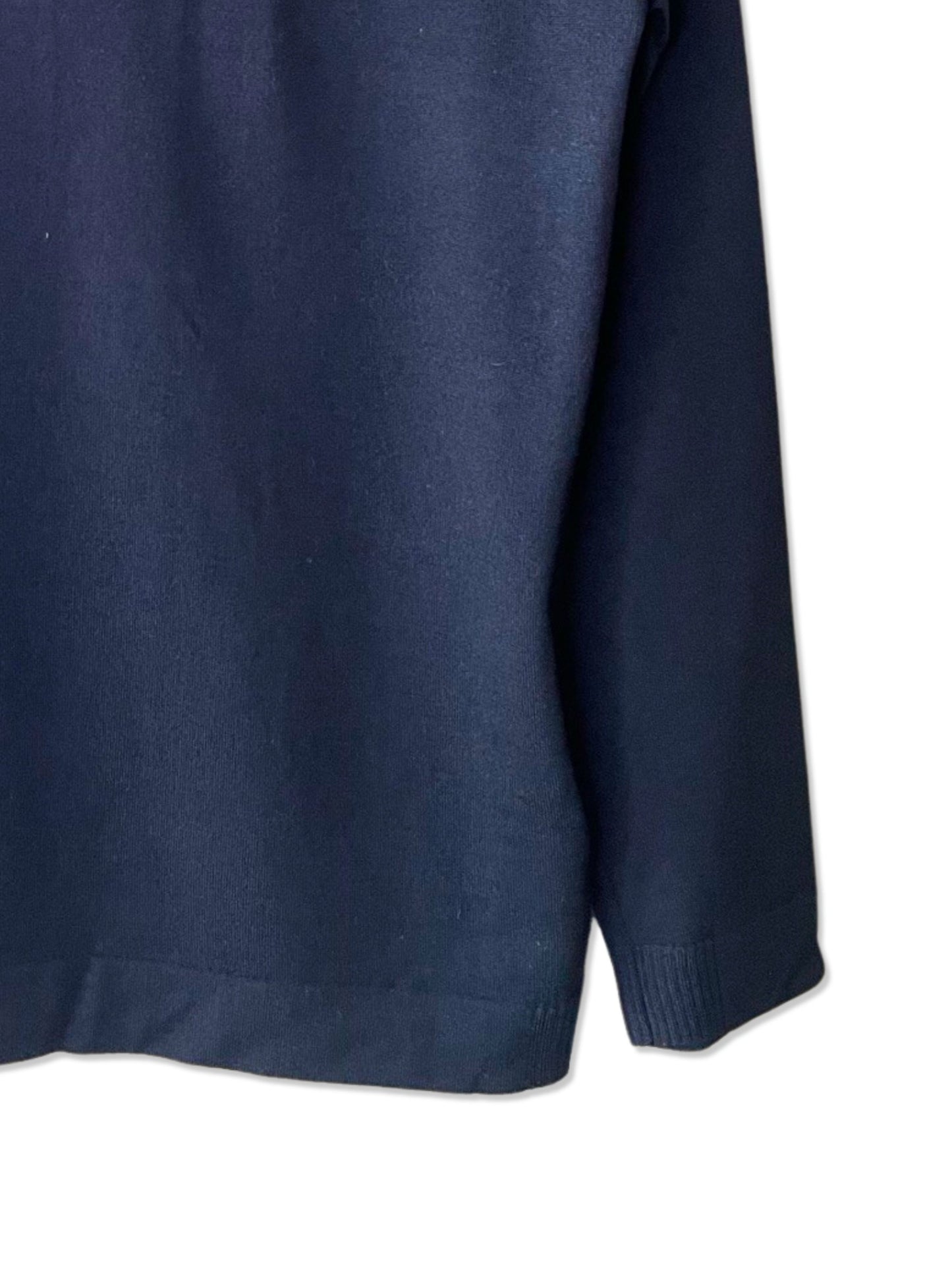 Super Fine Merino 16G Gauge Jersey Knit , VL9221002-4, WOOL 100%, LS CREW, BLACK
