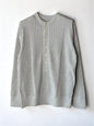 Extra-Long lament Cotton, VL9221014, L/S HENLEY TOP, GREY