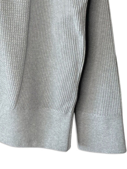 Extra-Long lament Cotton, VL9221014, L/S HENLEY TOP, GREY